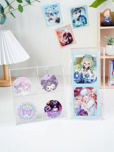 IZUMI Keychain Display Stand Badge Storage Box Seri Ba Qi Key Holder Anime Cartoon Thẻ Trưng Bày Khay Đựng Đồ Chơi