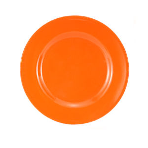 Food Grade Plastic Dishware Set of 10 round Commercial Use Small Snack Plates High Aesthetic Value Melamine Dinnerware