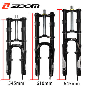 Zoom Zhengpingrui DH Shoulder Speed Reduction Front Suspension Device Snow Tire Mountain Coarse Tire Bicycle Front Damping Fork