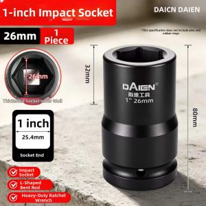 DAIENGONGJU | Heavy Duty High Strength Tire Repair Impact Socket 1 Inch