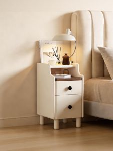 SAMEDREAM | Retro Style Wooden Nightstand 20cm