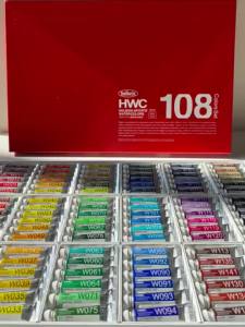 5ml/15ml Tubular Holbein Transparent Watercolor Pigment Grade A Mineral Raw Materials Artist Master Watercolor Art Supplies