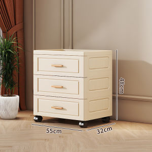 Drawered Thick Storage Box Bedside Organizer Large