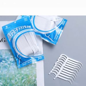 Dental floss benang Busur tusuk gigi Macromolekul area pembersih sela gigi isi 25 pcs