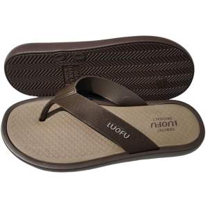 Luofu Sandal Jepit Karet Impor Empuk Ringan Pria Laki F2326-E01LKD (U3)