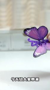 MEKANSM DIY Nano Blok Bunga Yang Diawetkan Kupu-kupu Serangga Tanaman Balok Bangunan Mainan Hadiah Dekoratif