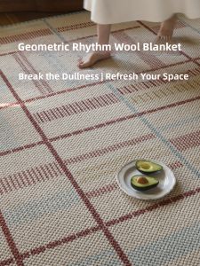 Dopamine Style Wool Blend Bauhaus Carpet
