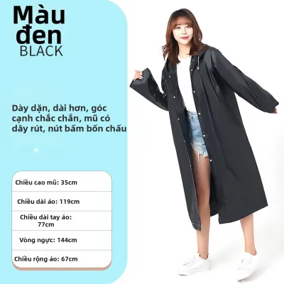 Áo Mưa Dài trong Suốt Chống Thấm Nước cho Người Lớn