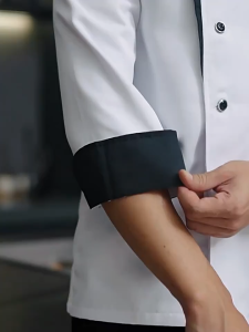 Ready Stock Chef Uniform Men Women Oilproof Short Sleeve Catering Uniform Waiter Uniform Chef Jacket