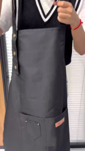 100% Waterproof and Oil-Resistant Apron Kitchen Apron Cafe/Restaurant/Bar Work Apron