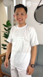 Kaos Haji Pria Bahan 100% Katun Combed Merk Tosca Perlengkapan Haji dan Umroh