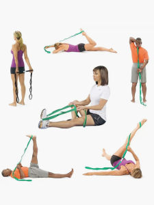 Non-Elastic Knitted Yoga Stretching Belt 2.5 Meters Long Fitness Exercise Band Mantraur Brand Summer Launch Stretch Belt