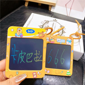Creative Medium Capybara Graffiti Drawing Board Keychain Pendant Student LCD Handwriting Board Bag Charm Cartoon Style Erasable