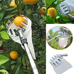 Portable Metal Fruit Picker Gardening Apple Peach High Tree Apple Picking Tools Fruit Catcher Collector Gardening Tools