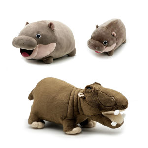 New Moo Deng Plush Internet Celebrity Hippopotamus Baby Simulation Plush Toy High-quality Stuffed Plush Toy Halloween Gift