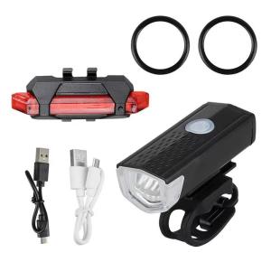 EELHOE | Bộ Đèn LED Xe Đạp Sạc USB Đèn Trước Và Đèn Sau Chống Nước Phụ Kiện Xe Đạp Với Cảm Biến Thông Minh