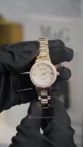 Jam Tangan Wanita Bonia Elegance B10743-2223S Gold Dial Gold Stainless Steel Strap