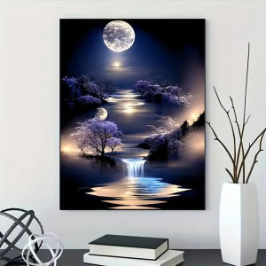 Scenic Night Sky with Stars Landscape Jigsaw Puzzle 500/1000/1200/2000PCS Stress Relief Puzzle Wall Art Decor Gift