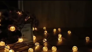 Đèn Dây Led Bi Bọt Pha Lê Trang Trí Ngoài Trời Siêu Đẹp