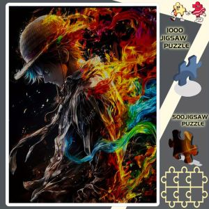 Kayou | 500/1000 Pieces Jigsaw Puzzle Anime Character Jigsaw Puzzle Educational Toy for Kids Children s Games Christmas Gift