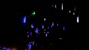 SOLAR LED Meteor Shower Light Led Light 8 Tube Holiday Strip Light Outdoor Waterproof Fairy String Lights For Street Decoration