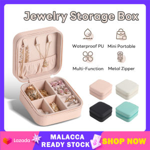 Jewelry Box Mini Earrings Storage Box Necklaces Rings Organizer Travel Jewelry Box Portable Bracelet Jewelry Kotak for Girls Gift