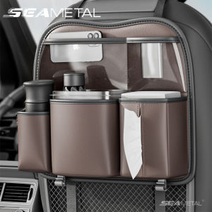 SEAMETAL Đa Chức Năng Xe túi lưu trữ lưng ghế Hộp đựng khăn giấy hộp đựng điện thoại Móc Treo Hàng Hóa sắp xếp cho xe hơi