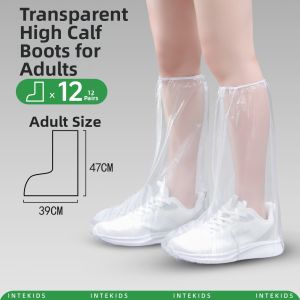 INTEKIDS |Waterproof Slip-resistant Snow Resistant Shoe Covers