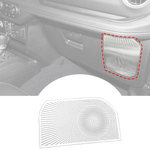 Center Console Co-pilot Horn Speaker Cover Trim Protector for Jeep Wrangler JL Gladiator JT 2024-2026 Car Interior Accessories