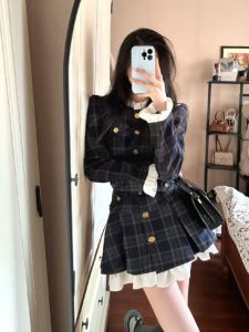 CHANGTONG | Elegant Petite A-Line Dress with Waist Accentuation
