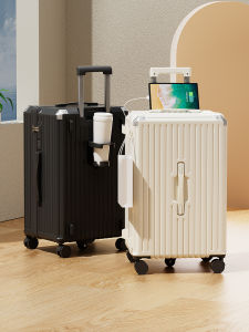 Large Capacity 30 Inch Travel Suitcase Womens Carry-On Durable Multi-Function Password Box with Silent Universal Wheels