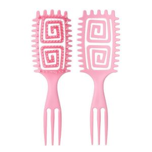 WANME New 3 in 1 Hairdressing Sea King pointed tail curling comb curling Massage Brushes comb  curl comb Styling Tool