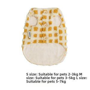 zeze | Waffle Pattern Warm Small Dog Vest