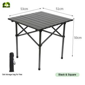 Modern 4 Person Lightweight Portable Family Travel Outdoor Folding Egg Roll Tables And Chairs For Events Camping Picnic