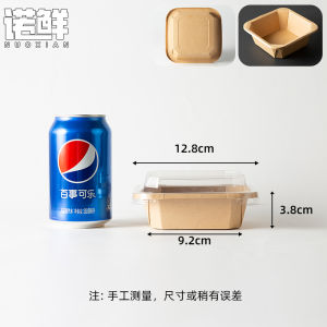 Degradable Kraft Paper Food Container Octagonal Box Square Lightweight Dessert Bowl for Takeaway Food Service And Catering