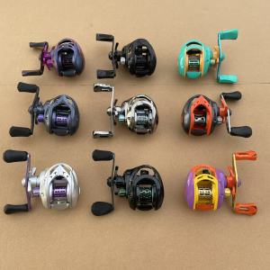 Universal Metal Waterdrop Wheel Fishing Reel Bridge Raft Fishing Bass Trout Line Reel Left Hand Handle High Speed Ratio