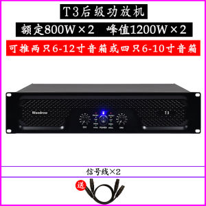 Woodrow T5 High Power Pure Amp Stage Performance Karaoke Pre-Effect Device Family KTV Audio Video HiFi Speaker Amplifier