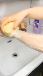 Silicone Bath Body Shower Brush – Exfoliating Cleansing and Refreshing - Renew Your Skin