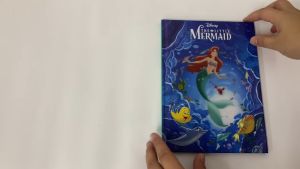 Disney Princess The Little Mermaid Magic Readers Story Book For Kids with 3D cover