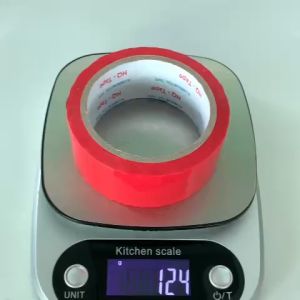 1 Cuộn băng keo màu Đỏ OPP rộng 4cm dài 65 mét lõi giấy 3mm giá tại xưởng