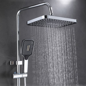 12 Inch Large Panel Rain Shower Head/Handheld Shower Combination Bathroom Handheld Three Modes Pressurized Shower Set