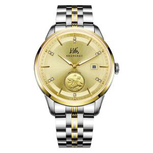 Shanghai | Gold 24K Pixiu Automatic Mechanical Watch Calendar Gold Engraving
