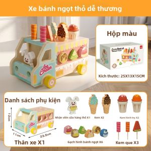MWZ | Đồ Chơi Máy Làm Kem Đá Cho Bé Gái 3-6 Tuổi