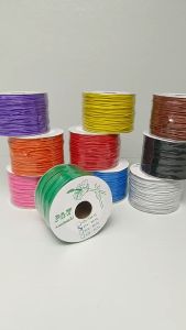 ลวดมัดอเนกประสงค์ ลวดค้ําบอนสี ลวดมัดกล้วยไม้ เบอร์ 24 ความยาว 80 เมตร ขนาดเส้นผ่านศูนย์กลาง 0.9 มม. จําวนน 1 ม้วน สีส้ม