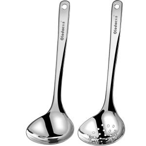 Olodo | Stainless Steel Long Handle Deepened Thickened Soup Spoon