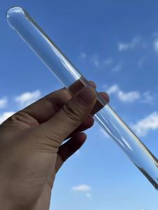 Food Grade Glass Rolling Pin Baking Kitchen Tool Smooth round Head Multi-Use Thickened Home Use Dough Rolling Pin