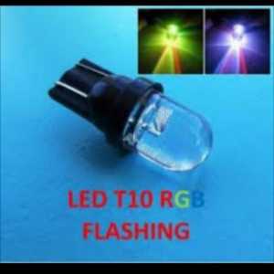 Lampu Sen Senja Colok RGB 7 Warna T 10. Universal.