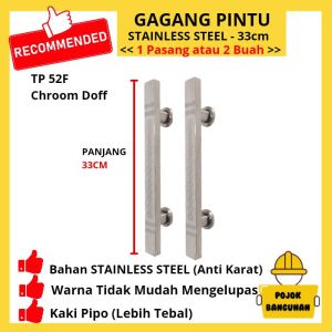 HANDLE KUNCI GAGANG PEGANGAN TARIKAN PINTU KAMAR RUMAH MINIMALIS MOTIF TP 61F 33cm