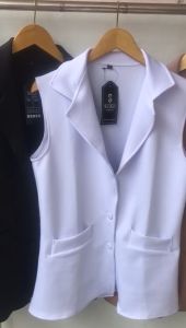 Vest Wanita Terbaru Gaya Korea Style Rompi Anisa Knit Warna Pastel Scuba Premium