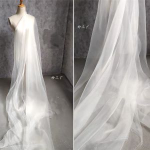 Vải Ogeen Trong Translucent Soft Decorative Ceiling Curtain for Wedding Photography Ancient Style Background Decoration